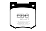 EBC 67-68 Sunbeam Tiger 4.7 Redstuff Front Brake Pads - DP3106C
