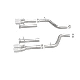 MagnaFlow Axle-Back, SS, 2.5in, Quad Split Rear 3.5in Tip 2015 Dodge Challenger R/T 5.7L - 19210