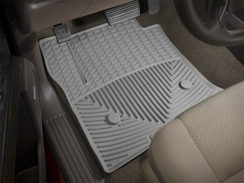 WeatherTech 2017+ Ford F-250/F-350/F-450/F550 (Crew Cab & SuperCab) Front Rubber Mats - Grey - W408GR