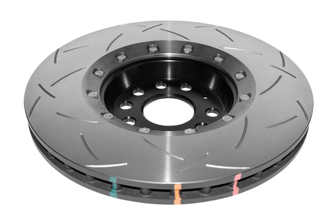 DBA 12-13 Volkswagen Golf R Front 5000 Series Slotted Rotor w/Black Hat - 52808V2BLKS