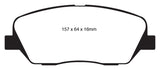 EBC 08-11 Kia Borrego 3.8 Greenstuff Front Brake Pads - DP61844