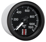 Autometer Stack 52mm 0-1100 Deg C Pro Stepper Motor Exhaust Gas Temp Gauge - Black - ST3313