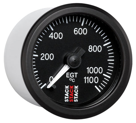 Autometer Stack 52mm 0-1100 Deg C Pro Stepper Motor Exhaust Gas Temp Gauge - Black - ST3313