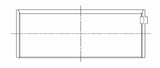ACL Chevrolet V8 Special Racing Application Engine Connecting Rod Bearing Set - 8B1663H-001
