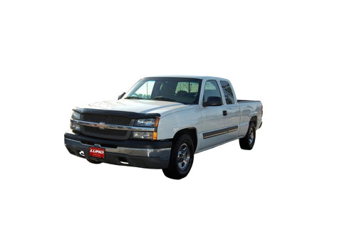 AVS 03-06 Chevy Avalanche (w/o Body Hardware) High Profile Bugflector II Hood Shield - Smoke - 25815