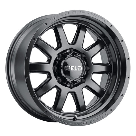 Weld Off-Road W101 20X12 Stealth 8X170 ET-44 BS4.75 Satin Black 125.1 - W10102017475