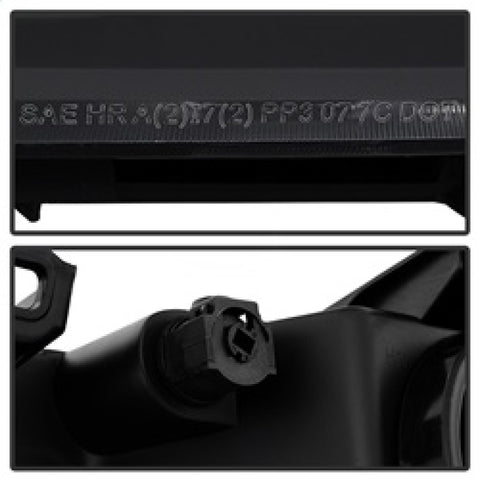xTune GMC Sierra 07-13 Crystal Headlights Black HD-JH-GSIE07-AM-BK - 9034749