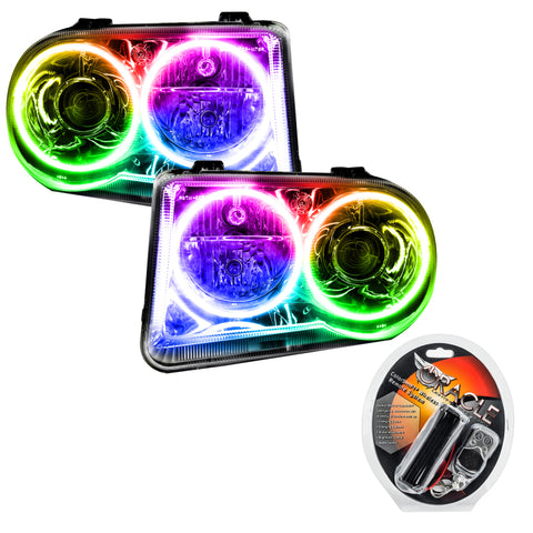 Oracle 05-10 Chrysler 300C V8 SMD HL - Non HID - ColorSHIFT w/ RF Controller - 7163-330