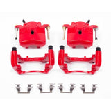 Power Stop 06-12 Chevrolet Malibu Front Red Calipers w/Brackets - Pair - S4910A