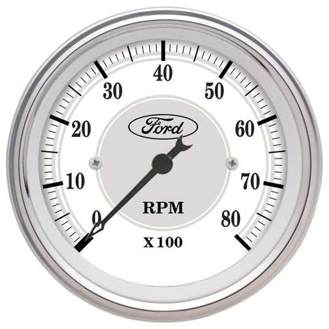 Autometer 3 1/8in In-Dash 8000 RPM Incandescent Flood Lit Tachometer - 880088