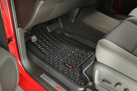 Rugged Ridge 2014-2018 GMC Sierra 1500 Front Black Floor Liner - 82901.04