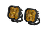 Diode Dynamics SS3 LED Pod Sport - Yellow Flood Standard (Pair) - DD6125P