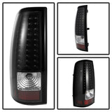 xTune 03-06 Silverado 1500/2500 (Will Not Fit Stepside) LED Tail Lights Black ALT-ON-CS03-LED-BK - 5008763