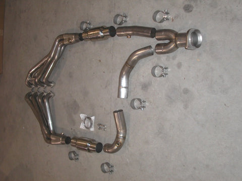 Stainless Works Chevy/GMC Truck 1999-02 Headers 2WD with Converters - CT99022WD