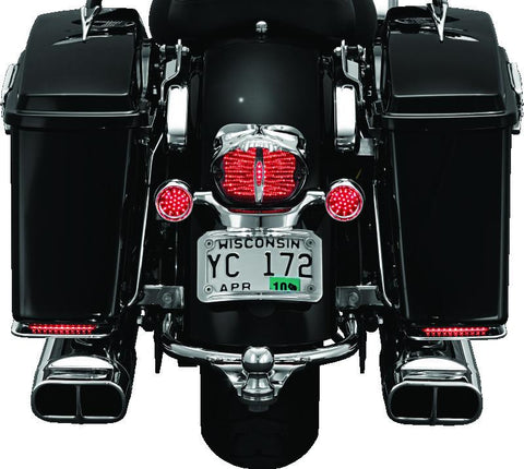 Kuryakyn Zombie Taillight Cover Chrome - 9009