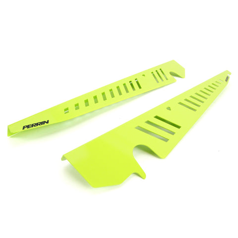 PERRIN 2015+ Subaru WRX/STI Fender Shroud Set - Neon Yellow - PSP-ENG-550NY