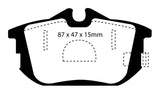 EBC 99-04 Volvo S40 1.9 Turbo T4 (200 BHP) Yellowstuff Rear Brake Pads - DP41076R