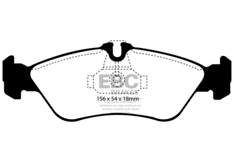 EBC 03-05 Dodge Sprinter 2500 ATE Rear Ultimax2 Rear Brake Pads - UD1006