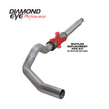 Diamond Eye KIT 5in CB MFLR RPLCMENT PIPE SGL AL: 94-97 FORD 7.3L F250/F350 PWRSTROKE - K5316A-RP