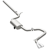 MagnaFlow Sys C/B 2015 Volkswagen Golf 1.8L 2.5in SS Dual Driver Side Exit Polished 3 Tip - 19163
