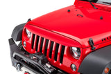 Rugged Ridge NightHawk Light Brow PTT 07-18 Jeep Wrangler JK/JKU - 12034.41PTT