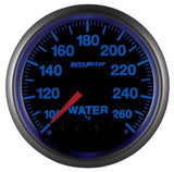 Autometer Elite 52mm 100-260 Degrees F Water Temperature Peak and Warn Gauge w/ Electronic Control - 5654