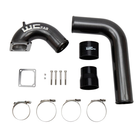 Wehrli 03-07 Cummins 5.9L D/S 3.5in. Intake Horn IC Pipe - Illusion Blueberry - WCF100528-IBB