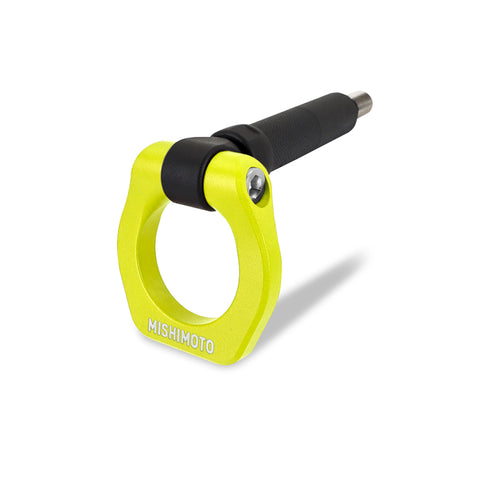 Mishimoto 02-07 Subaru WRX/STI Neon Yellow Racing Front Tow Hook - MMTH-WRX-01NY