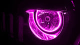 Oracle Jeep Wrangler JK 07-17 LED Waterproof Halo Kit - ColorSHIFT w/ Simple Controller - 3943-504