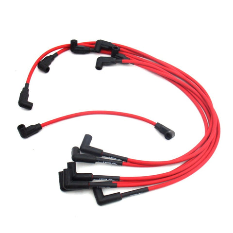 JBA 88-95 GM 4.3L Full Size Truck Ignition Wires - Red - W0840