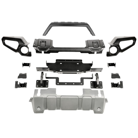 Rugged Ridge Venator Front Bumper W/Overrider & Winch Tray JL - 11549.41