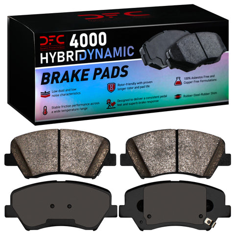 DFC 10-25 Kia Soul Front 4000 Hybridynamic Brake Pads - 4000-1543-00