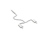 MagnaFlow Cat-Back SS 2.25/2.5in Dual Split Rear Exit Polished 3in Tip 2015 Chev Impala 3.6L V6 - 19023