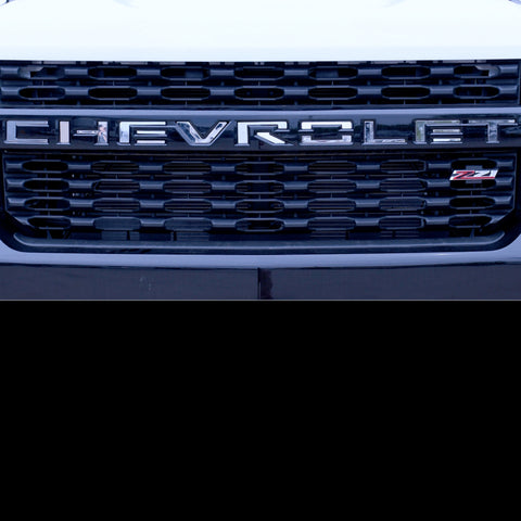 Putco 19-20 Chevy Colorado - Grille Letters - Stainless Steel Chevrolet Letters - 55554GM