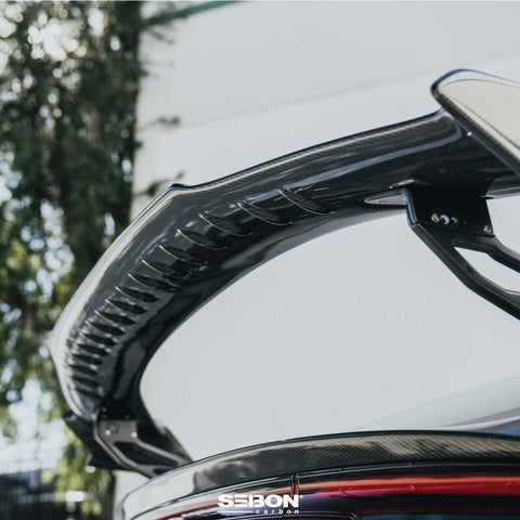 Seibon 23-24 Honda Civic Type R MB-Style Carbon Fiber Rear Spoiler - RS23HDCVRC-MB