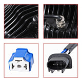 Raxiom 97-18 Jeep Wrangler TJ/JK Axial Series 13-LED Headlights- Black Housing (Clear Lens) - J150093