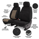 Covercraft 11-24 Dodge Durango Endura PrecisionFit Custom Second Row Seat Covers - Charcoal/Silver - GTD1402ENCS