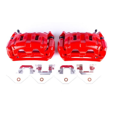 Power Stop 11-17 Honda Odyssey Front Red Calipers w/Brackets - Pair - S6448