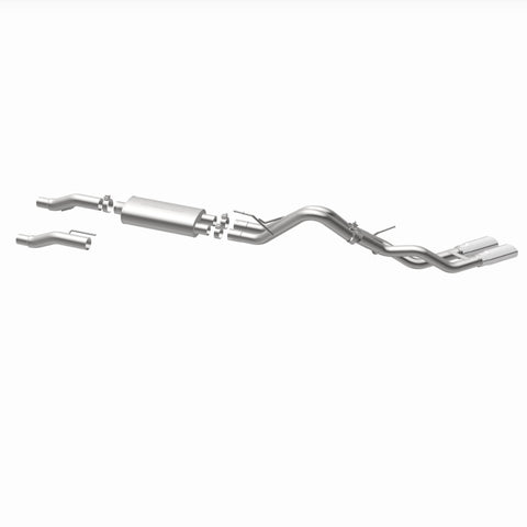 MagnaFlow 11 Ford F-150 3.7L/5.0L/6.2L SS Catback Exhaust Dual Same Side Exit w/ 3.5in SS Tips - 15461