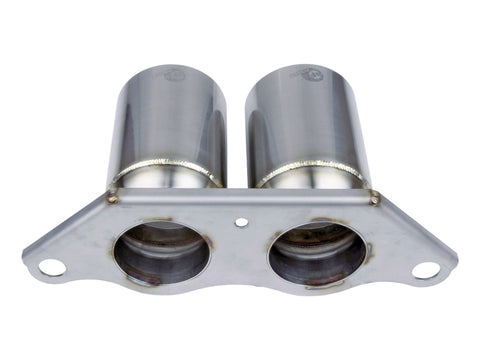 aFe Power Mach Force Xp 4in 304 SS Bolt-On Exhaust Tips Brushed 14-19 Porsche 911 GT3 3.8L/4.0L - 49C36435-H