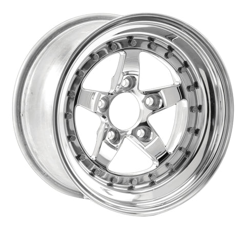 Weld Weldstar 15x8 / 5x4.75 BP / 5.5in BS Polished Wheel - Non-Beadlock - 791P-58280