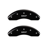 MGP 2 Caliper Covers Engraved Front MGP Black Finish Silver Char 2018 Ram Promaster City - 55004FMGPBK