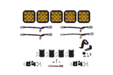 Diode Dynamics SS5 Pro Universal CrossLink 5-Pod Lightbar - Yellow Driving - DD7255
