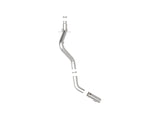 aFe Large Bore-HD 5 IN 409 SS DPF-Back Exhaust System w/Polished Tip 20-21 GM Truck V8-6.6L - 49-44125-P
