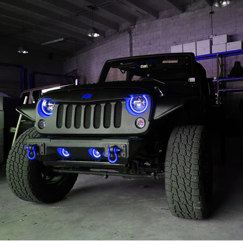 Oracle 7in High Powered LED Headlights - Black Bezel - Dynamic - Dynamic - 5769-332