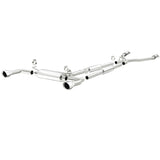 MagnaFlow 14 Infiniti Q50 V6 3.7L Cat-Back Polished Stainless Tips Dual Split Rear Exit Exhaust - 15310