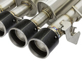aFe MACHForce XP 3in -2 1/2in Axle Back SS Exhaust w/Carbon Fiber Tips 14-17 Chevy Corvette V8 6.2L - 49-34056-C