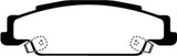 EBC 02-05 Cadillac CTS 2.6 Greenstuff Rear Brake Pads - DP21646