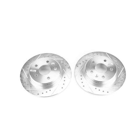 Power Stop 17-19 Chevrolet Bolt EV Rear Evolution Drilled & Slotted Rotors - Pair - AR82178XPR
