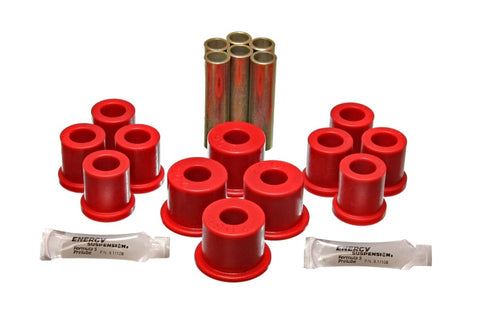 Energy Suspension Fd 4 Wd Frt Sprg Bush Set - Red - 4.2117R